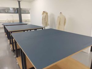 university fashion cutting tables studio