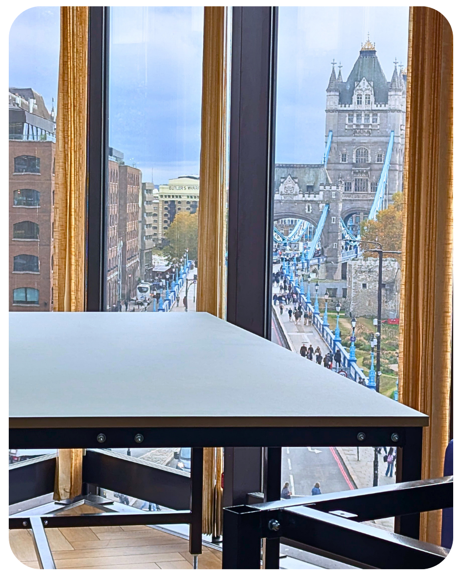 london table installation