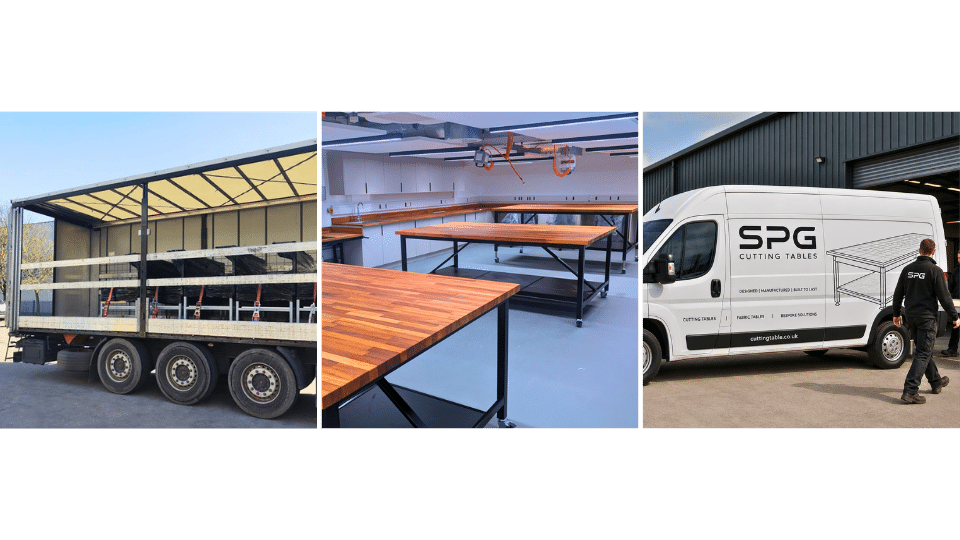 delivery and installation of cutting tables