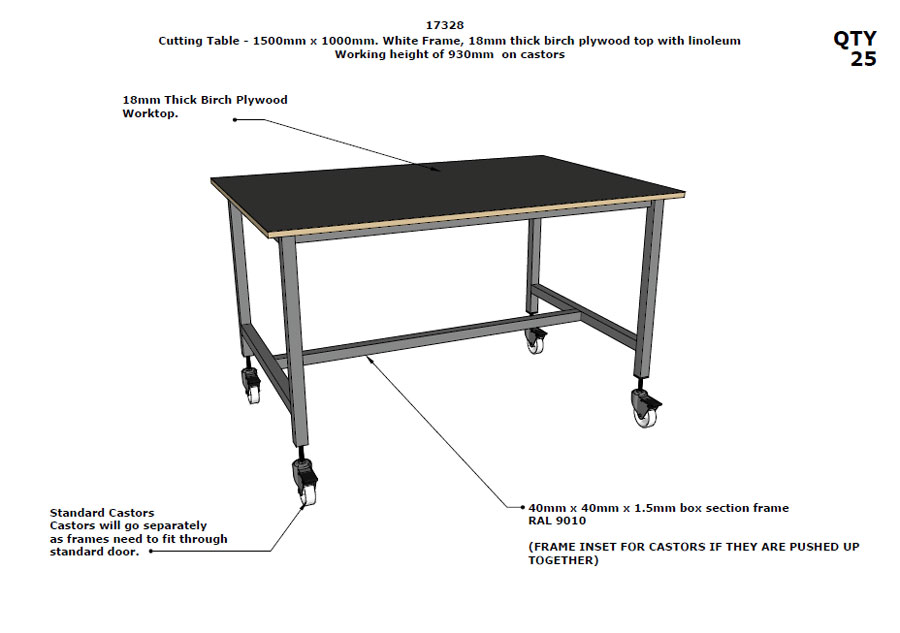 table drawing