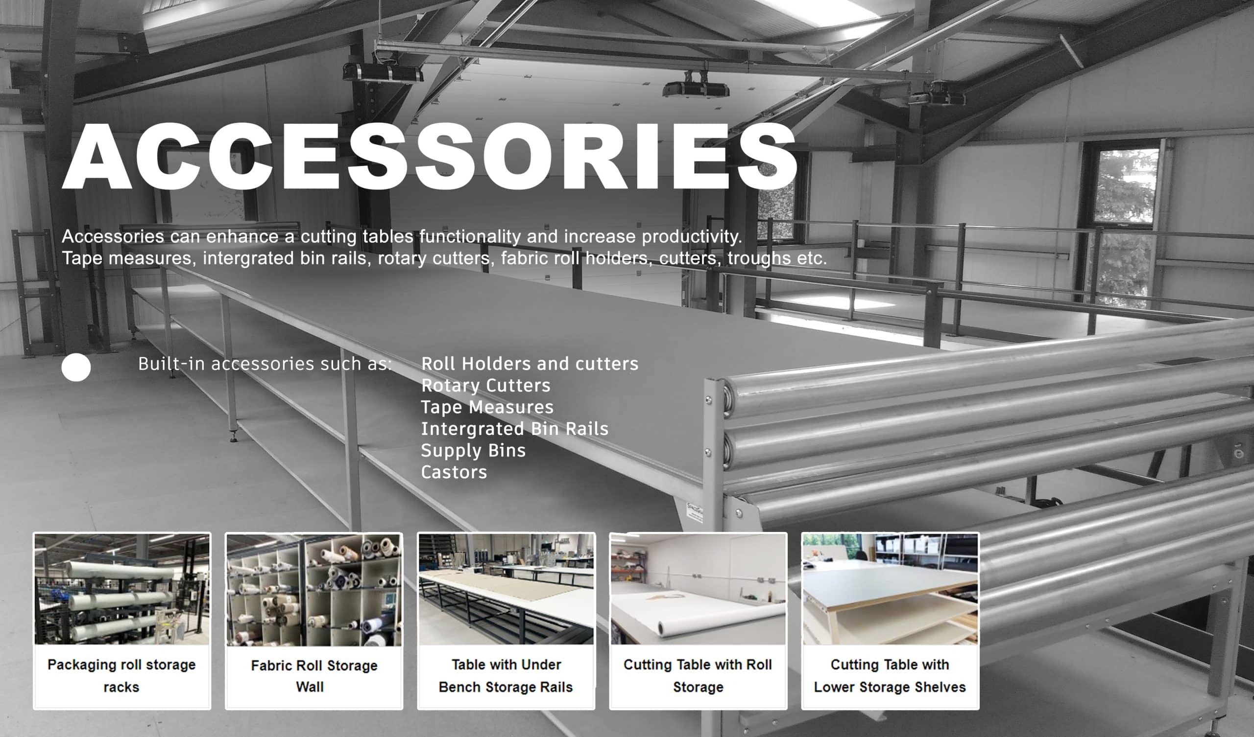 cutting table accessories