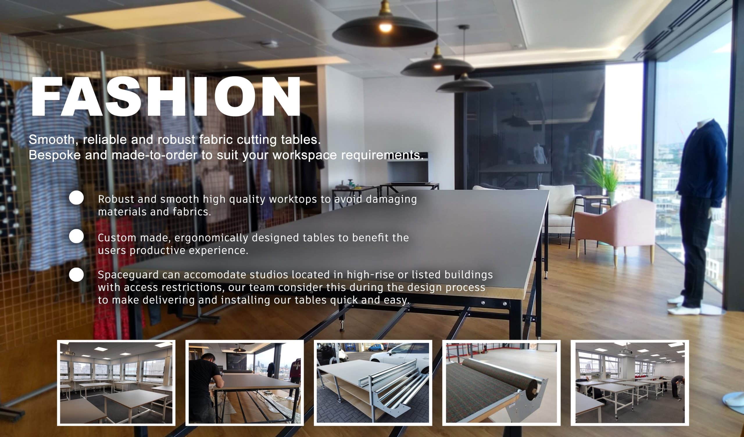 fashion cutting tables
